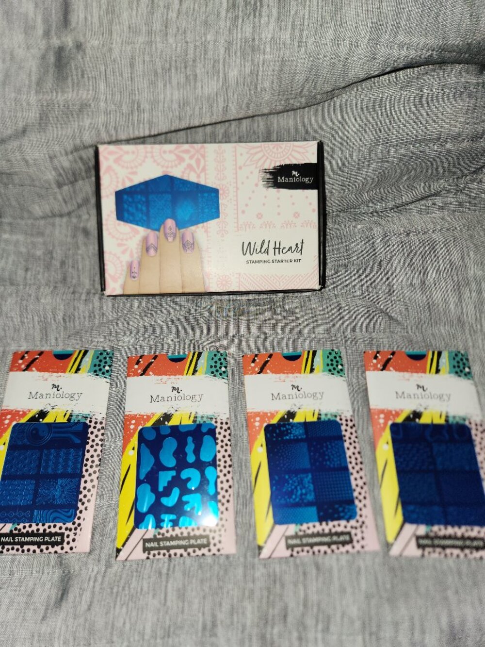 Maniology Wild Heart Nail Stamping Starter Kit Bundle m330 m300 m278 m301 Plates